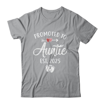 Promoted To Auntie Est 2025 Funny First Time Mothers Day Shirt & Tank Top | siriusteestore