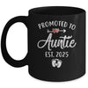 Promoted To Auntie Est 2025 Funny First Time Mothers Day Mug | siriusteestore