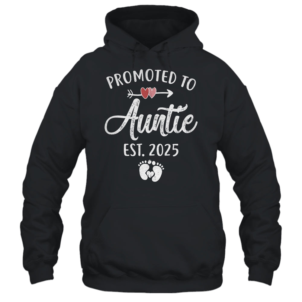 Promoted To Auntie Est 2025 Funny First Time Mothers Day Shirt & Tank Top | siriusteestore