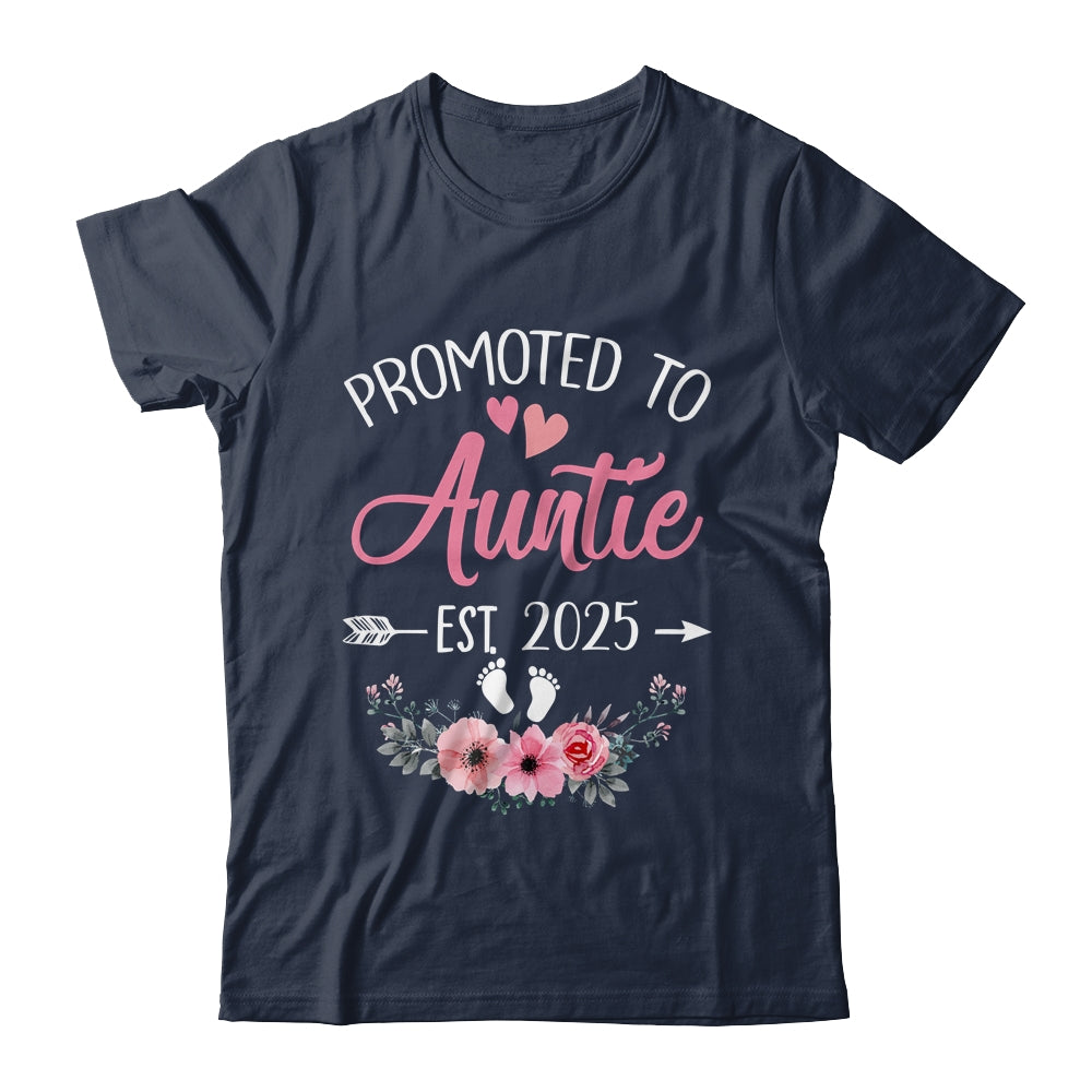 Promoted To Auntie Est 2025 Mothers Day First Time Shirt & Tank Top | siriusteestore