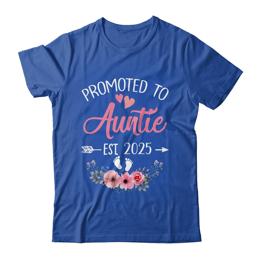 Promoted To Auntie Est 2025 Mothers Day First Time Shirt & Tank Top | siriusteestore