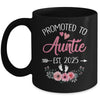Promoted To Auntie Est 2025 Mothers Day First Time Mug | siriusteestore