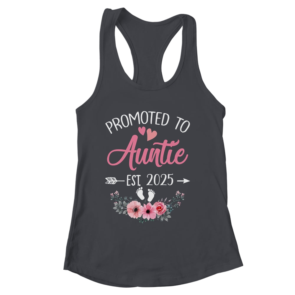 Promoted To Auntie Est 2025 Mothers Day First Time Shirt & Tank Top | siriusteestore
