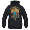 Promoted To Auntie Est 2025 Retro First Time Auntie Shirt & Tank Top | siriusteestore