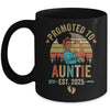 Promoted To Auntie Est 2025 Vintage First Time Auntie Mug | siriusteestore