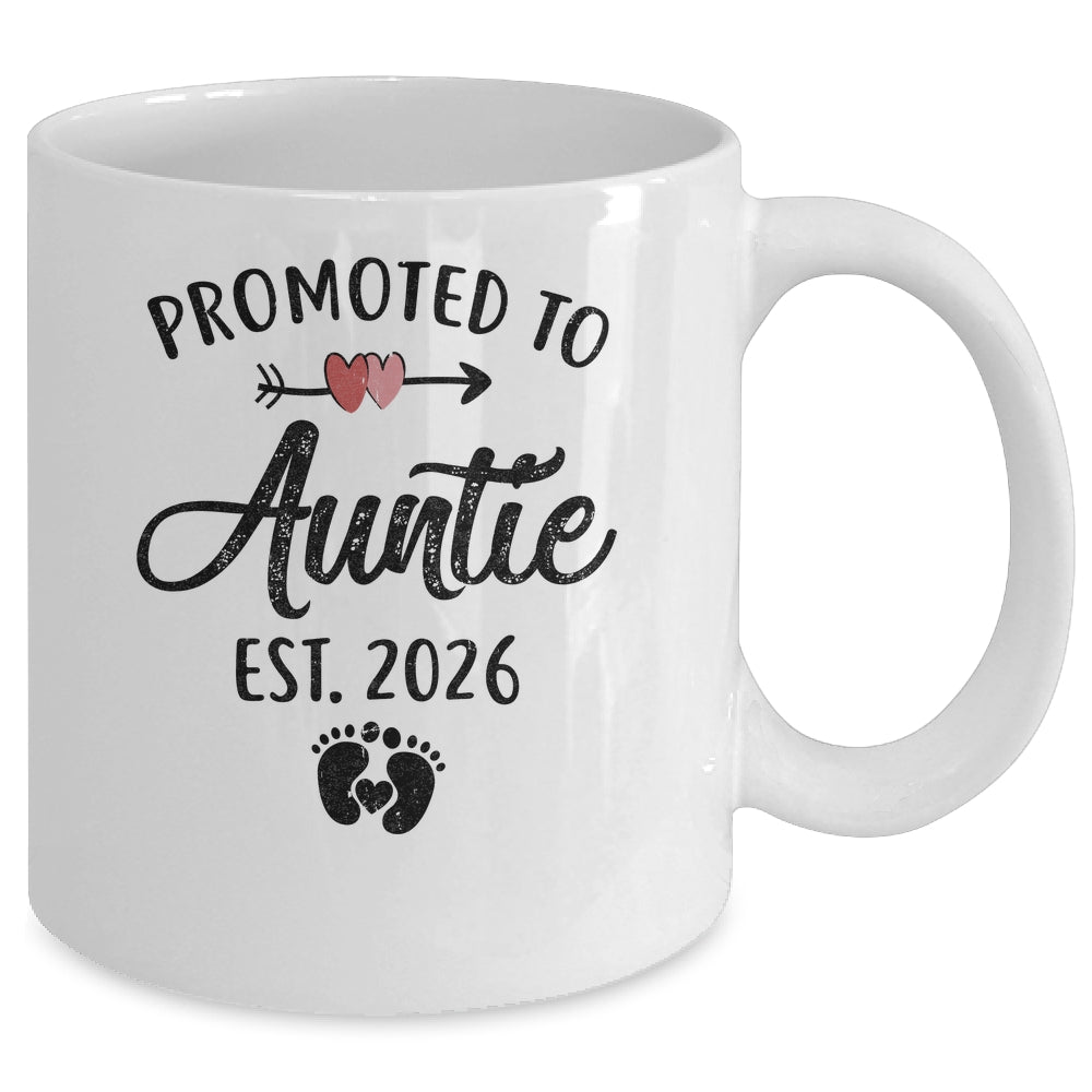 Promoted To Auntie Est 2026 First Time Mothers Day Mug | siriusteestore