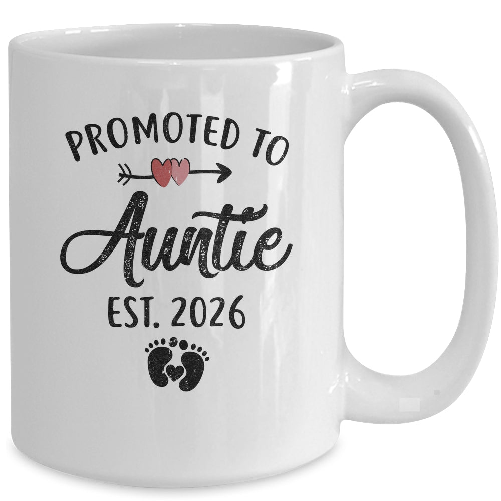 Promoted To Auntie Est 2026 First Time Mothers Day Mug | siriusteestore
