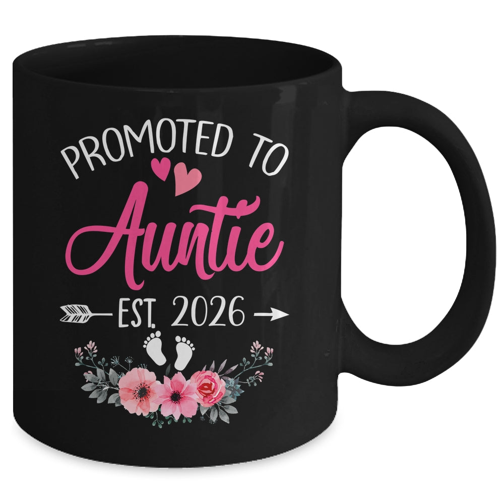 Promoted To Auntie Est 2026 Mothers Day First Time Mug | siriusteestore