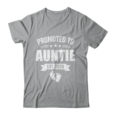 Promoted To Auntie Est 2026 Mothers Day First Time New Shirt & Hoodie | siriusteestore