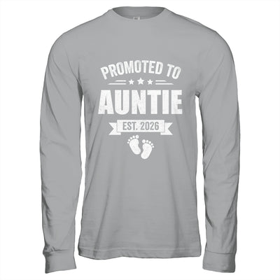 Promoted To Auntie Est 2026 Mothers Day First Time New Shirt & Hoodie | siriusteestore
