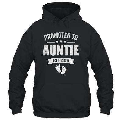Promoted To Auntie Est 2026 Mothers Day First Time New Shirt & Hoodie | siriusteestore