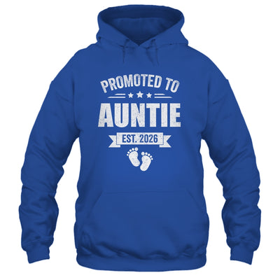 Promoted To Auntie Est 2026 Mothers Day First Time New Shirt & Hoodie | siriusteestore