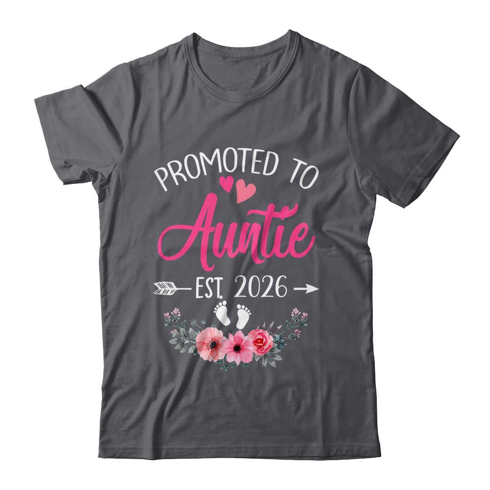 Promoted To Auntie Est 2026 Mothers Day First Time Shirt & Tank Top | siriusteestore