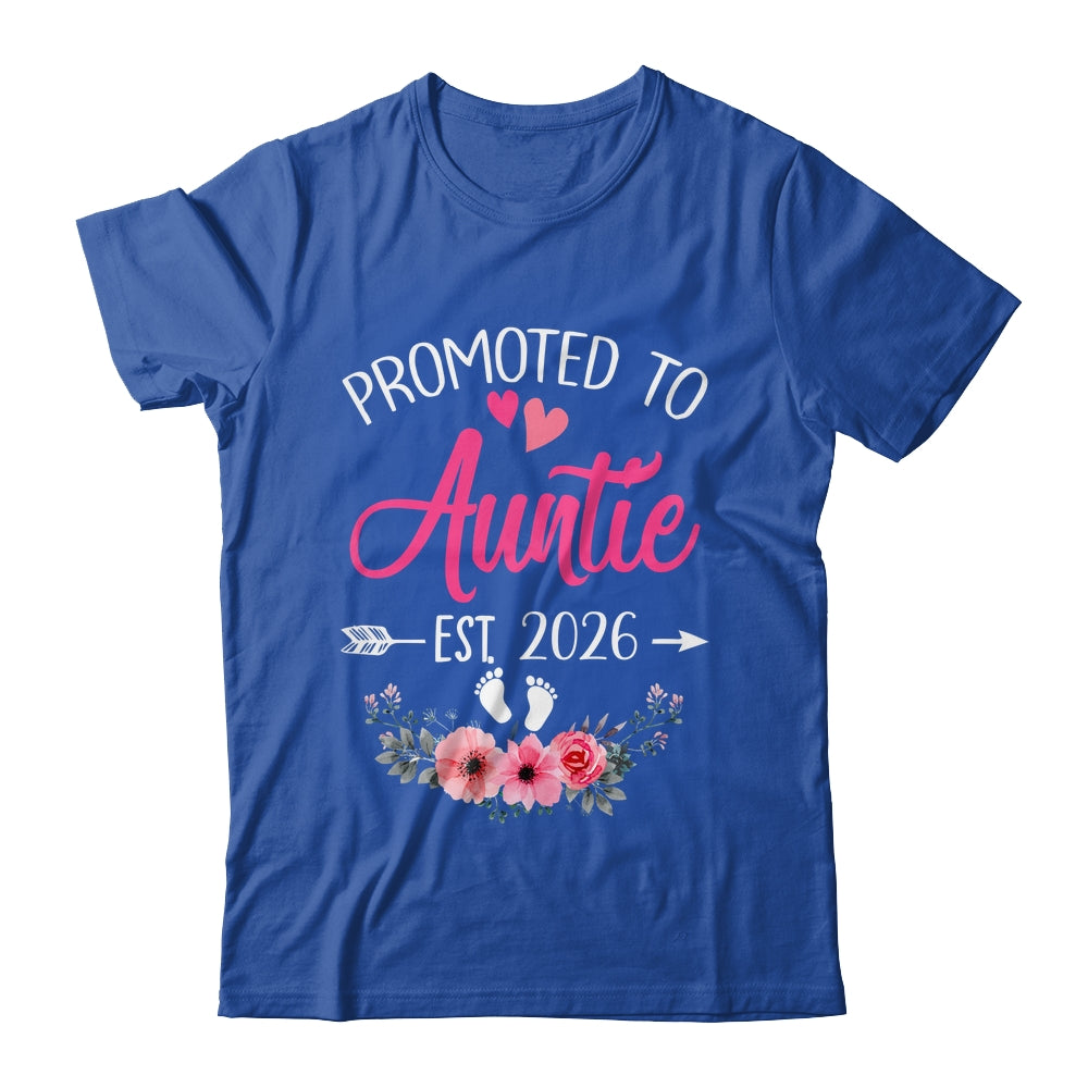 Promoted To Auntie Est 2026 Mothers Day First Time Shirt & Tank Top | siriusteestore