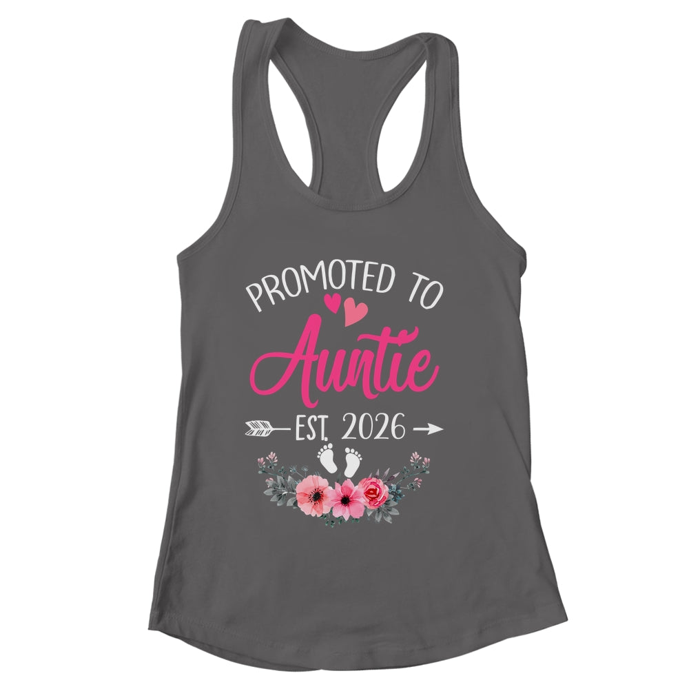 Promoted To Auntie Est 2026 Mothers Day First Time Shirt & Tank Top | siriusteestore