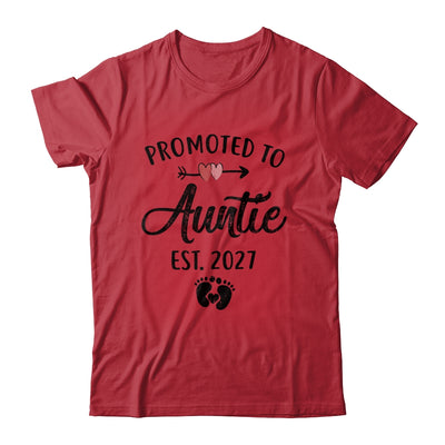 Promoted To Auntie Est 2027 First Time Mothers Day Shirt & Hoodie | siriusteestore