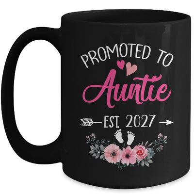 Promoted To Auntie Est 2027 Mothers Day First Time Mug | siriusteestore