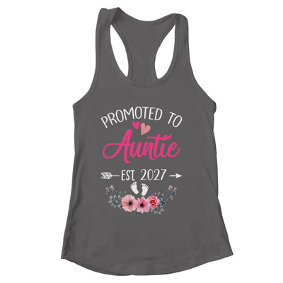 Promoted To Auntie Est 2027 Mothers Day First Time Shirt & Tank Top | siriusteestore