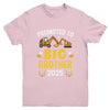 Promoted To Big Brother 2025 Construction Excavator Youth Shirt | siriusteestore