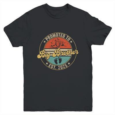 Promoted To Big Brother 2025 Pregnancy New First Brother Youth Shirt | siriusteestore