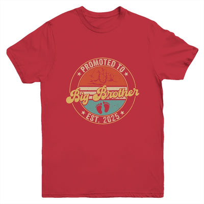 Promoted To Big Brother 2025 Pregnancy New First Brother Youth Shirt | siriusteestore