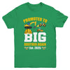 Promoted To Big Brother Again 2025 Construction Excavator Youth Shirt | siriusteestore