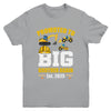 Promoted To Big Brother Again 2025 Construction Excavator Youth Shirt | siriusteestore