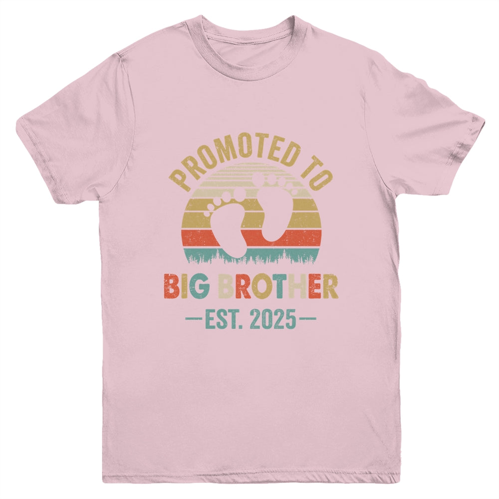 Promoted To Big Brother Est 2025 Brother Vintage Youth Shirt | siriusteestore