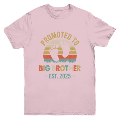 Promoted To Big Brother Est 2025 Brother Vintage Youth Shirt | siriusteestore