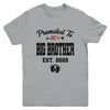 Promoted To Big Brother Est 2025 First Time Brother Youth Shirt | siriusteestore
