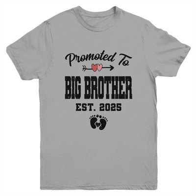 Promoted To Big Brother Est 2025 First Time Brother Youth Shirt | siriusteestore