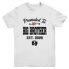 Promoted To Big Brother Est 2025 First Time Brother Youth Shirt | siriusteestore