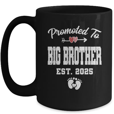 Promoted To Big Brother Est 2025 Funny First Time Brother Mug | siriusteestore