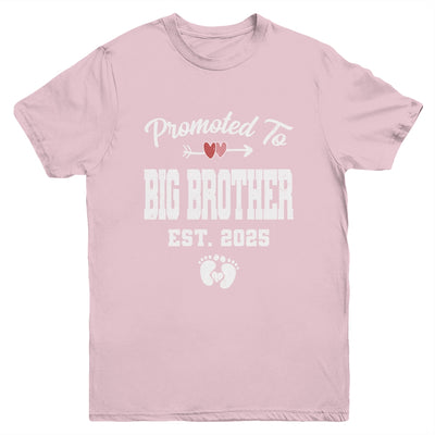 Promoted To Big Brother Est 2025 Funny First Time Brother Youth Shirt | siriusteestore