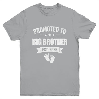 Promoted To Big Brother Est 2026 Brother First Time New Youth Shirt | siriusteestore