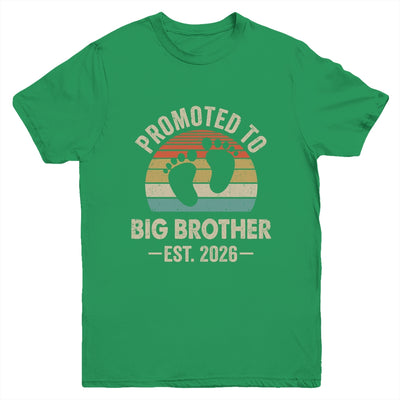 Promoted To Big Brother Est 2026 Brother Vintage Shirt & Hoodie | siriusteestore