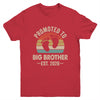 Promoted To Big Brother Est 2026 Brother Vintage Shirt & Hoodie | siriusteestore