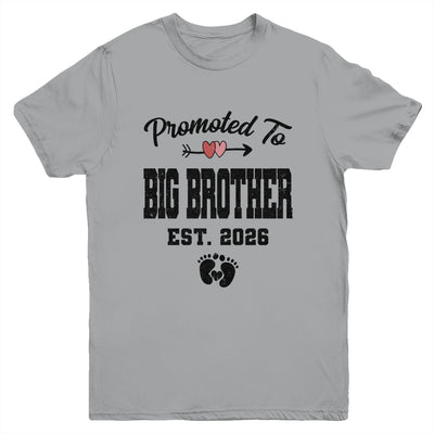 Promoted To Big Brother Est 2026 First Time Brother Youth Shirt | siriusteestore