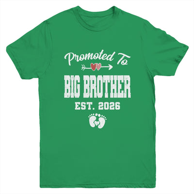 Promoted To Big Brother Est 2026 Funny First Time Brother Youth Shirt | siriusteestore