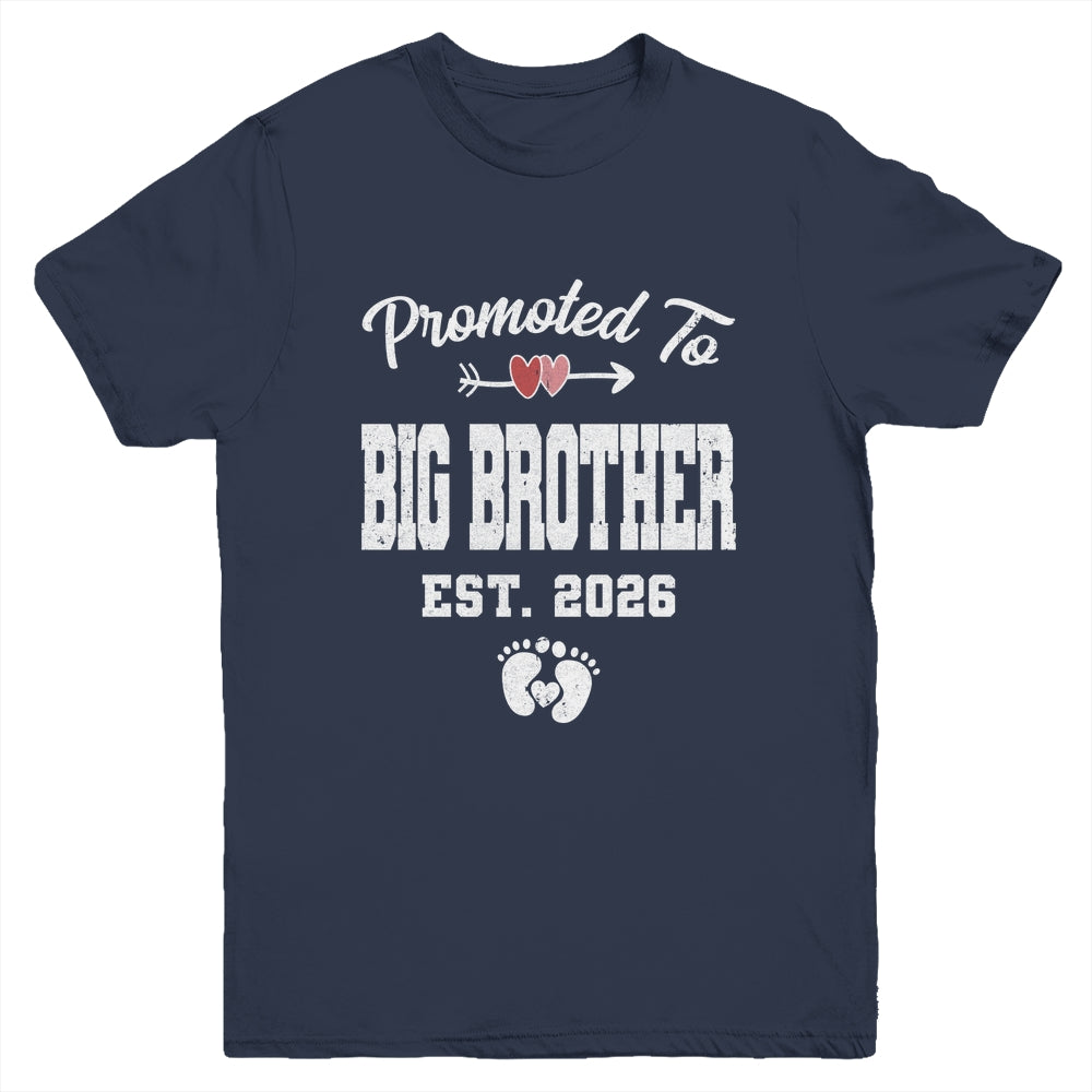 Promoted To Big Brother Est 2026 Funny First Time Brother Youth Shirt | siriusteestore