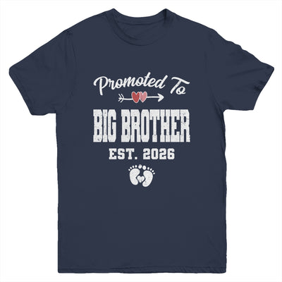 Promoted To Big Brother Est 2026 Funny First Time Brother Youth Shirt | siriusteestore