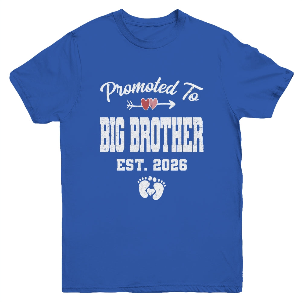 Promoted To Big Brother Est 2026 Funny First Time Brother Youth Shirt | siriusteestore