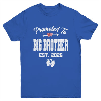 Promoted To Big Brother Est 2026 Funny First Time Brother Youth Shirt | siriusteestore