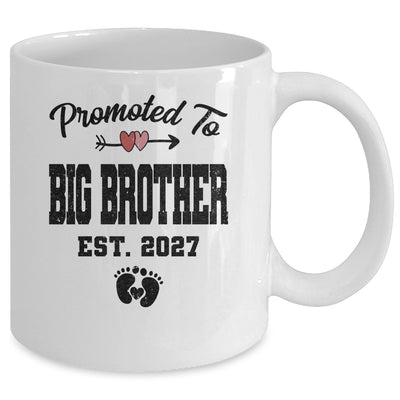 Promoted To Big Brother Est 2027 First Time Brother Mug | siriusteestore