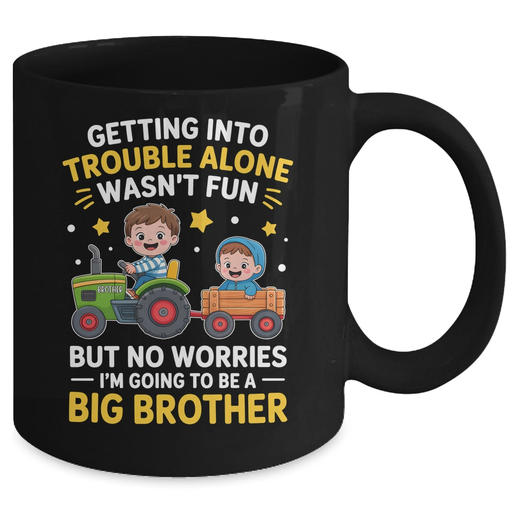 Promoted To Big Brother Funny Tractor Boys Big Brother Mug | siriusteestore
