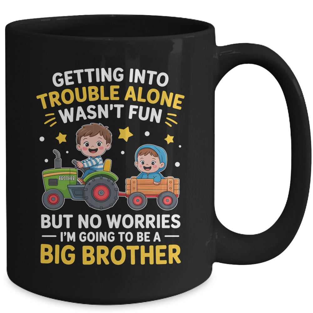 Promoted To Big Brother Funny Tractor Boys Big Brother Mug | siriusteestore