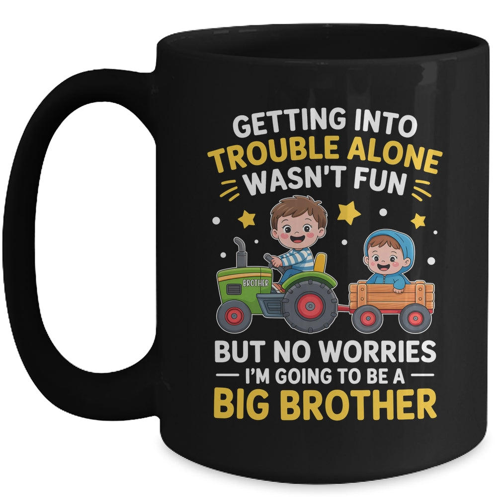 Promoted To Big Brother Funny Tractor Boys Big Brother Mug | siriusteestore