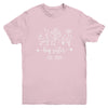 Promoted To Big Sister 2025 Pregnancy Announcement Floral Youth Shirt | siriusteestore