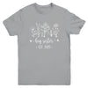 Promoted To Big Sister 2025 Pregnancy Announcement Floral Youth Shirt | siriusteestore
