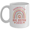 Promoted To Big Sister 2025 Pregnancy Announcement Rainbow Mug | siriusteestore